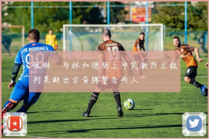 张琳芃与林加德场上冲突激烈主裁判果断出示黄牌警告两人